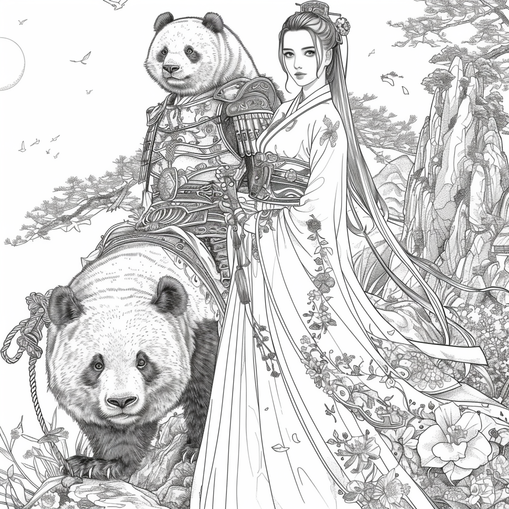 Harmony in the Bamboo Garden