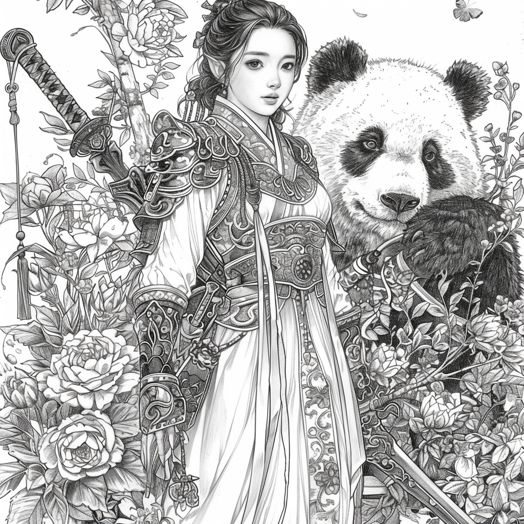 Harmony in the Bamboo Garden