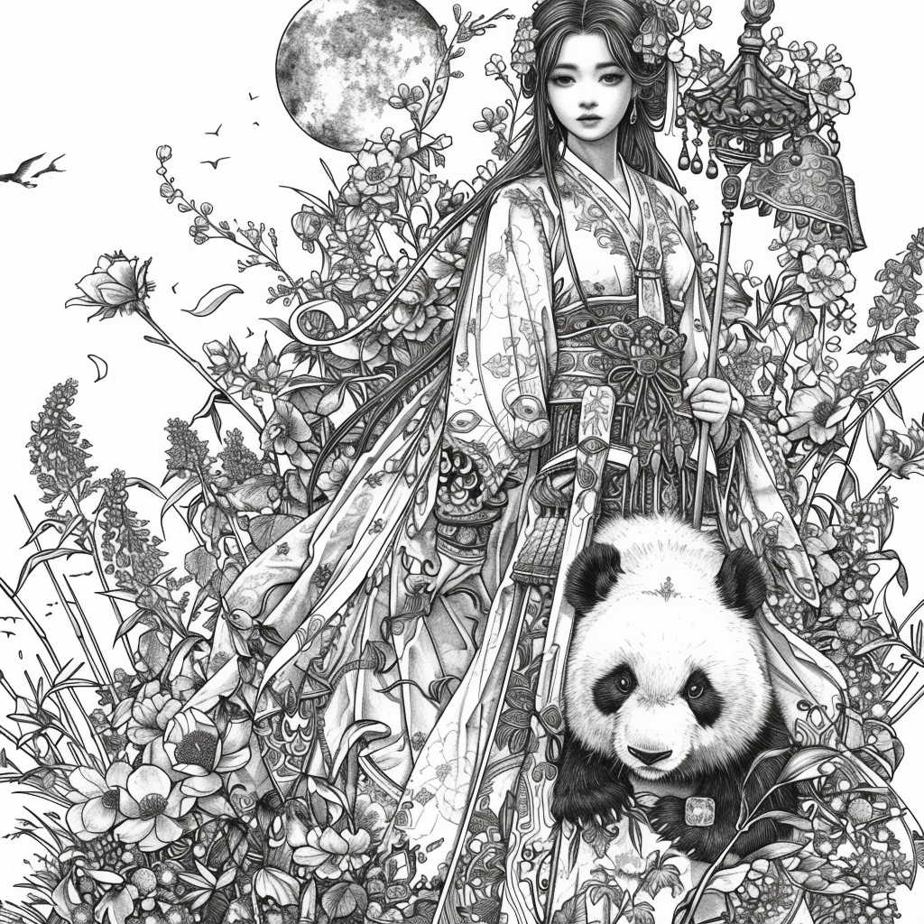 Harmony in the Bamboo Garden