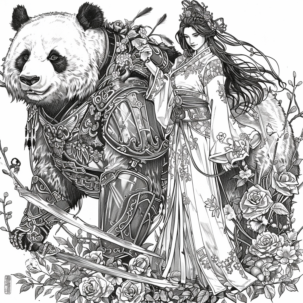 Harmony in the Bamboo Garden