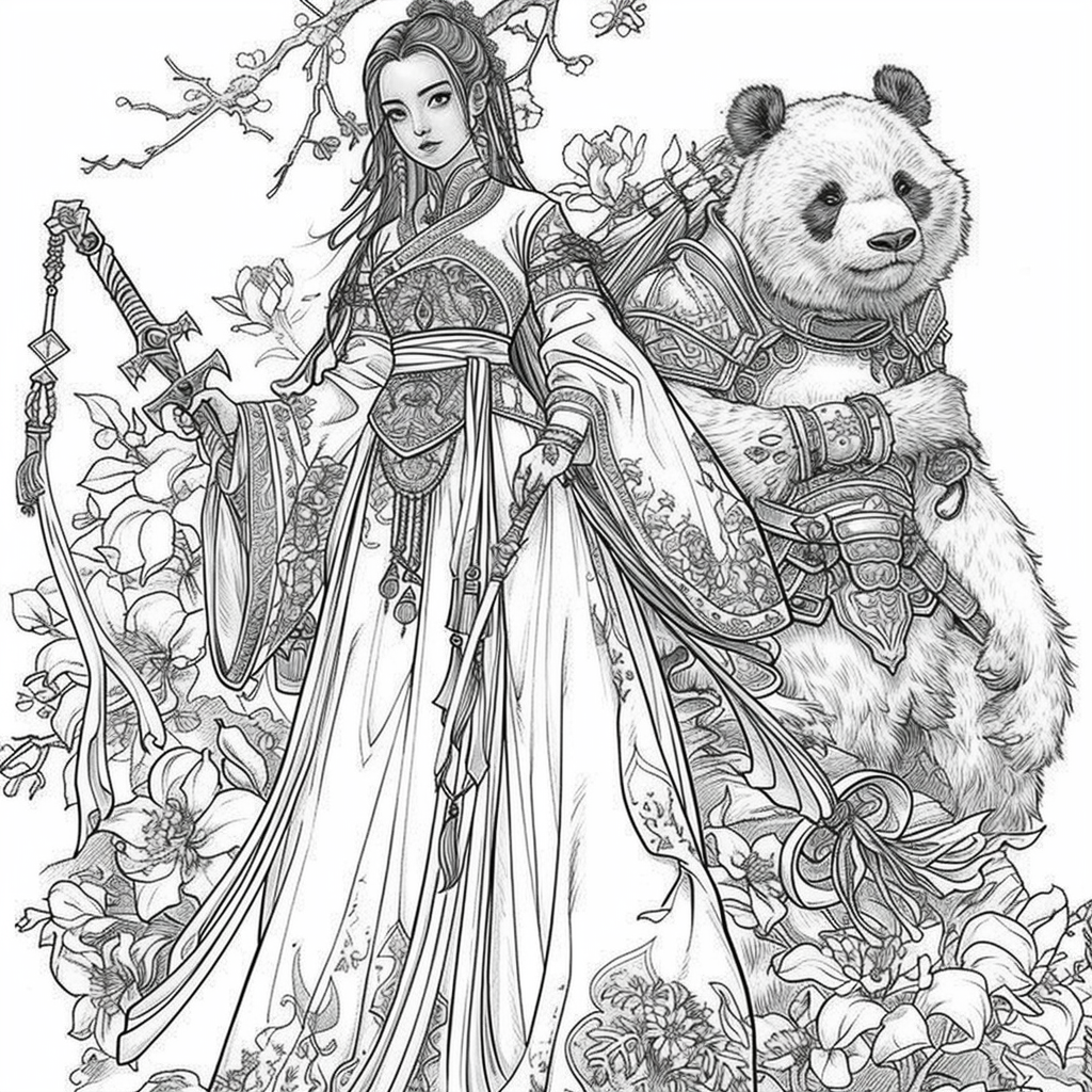 Harmony in the Bamboo Garden