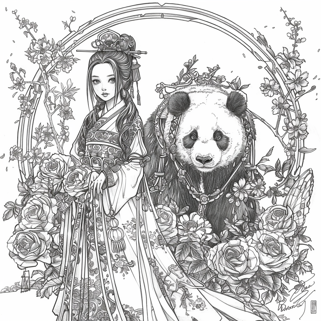 Harmony in the Bamboo Garden