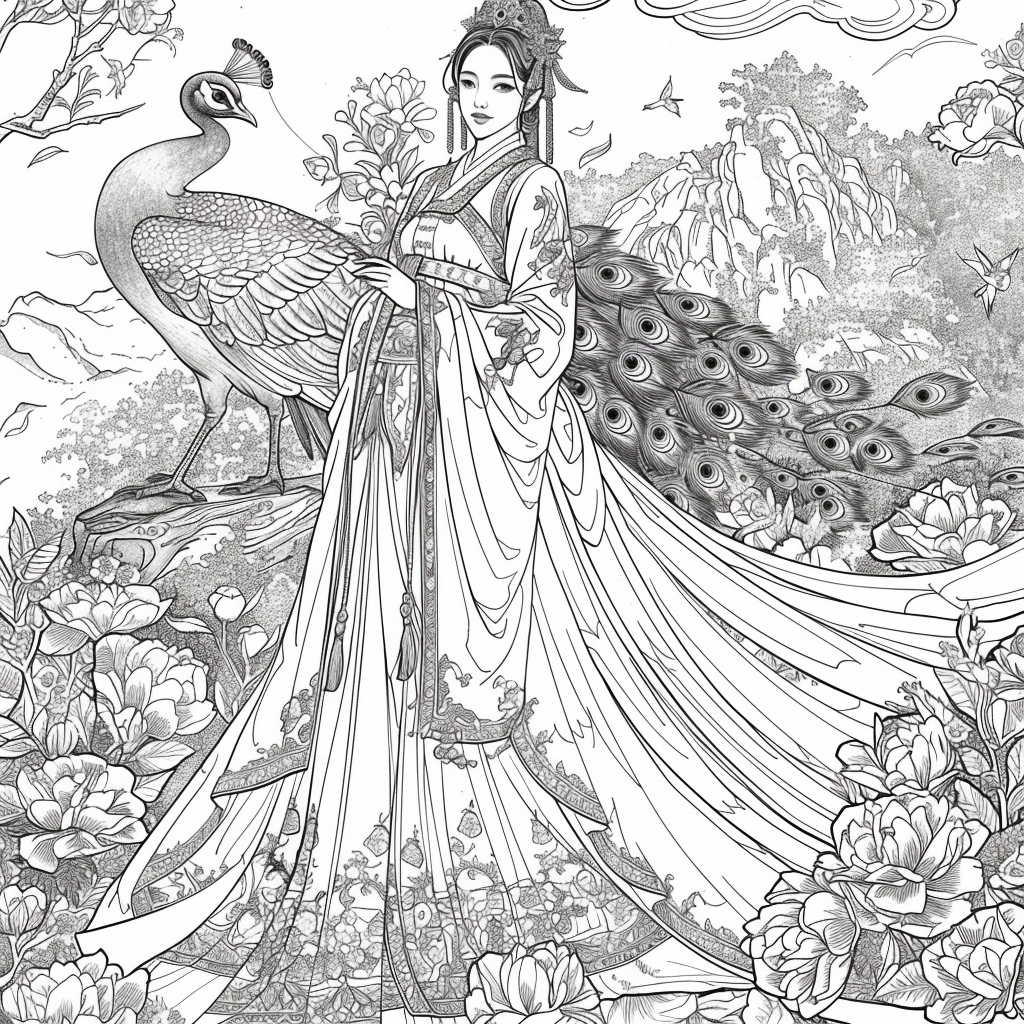 The Peacock Empress of Radiant Harmony