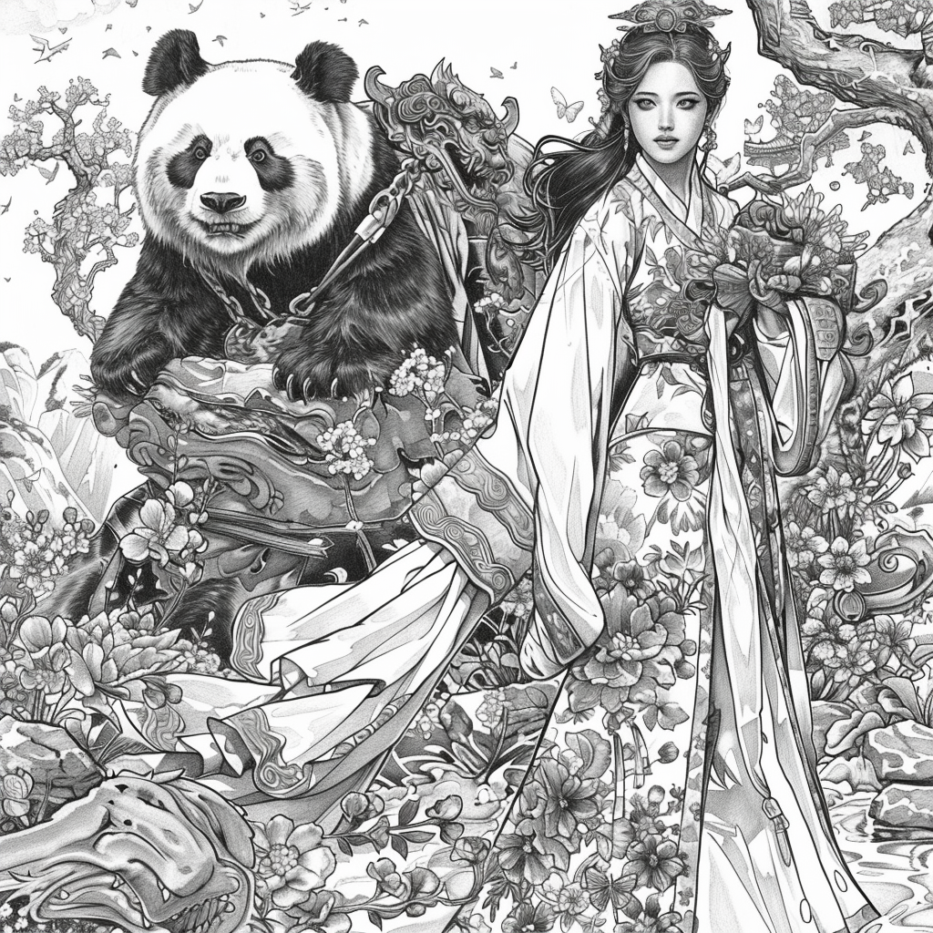 Harmony in the Bamboo Garden