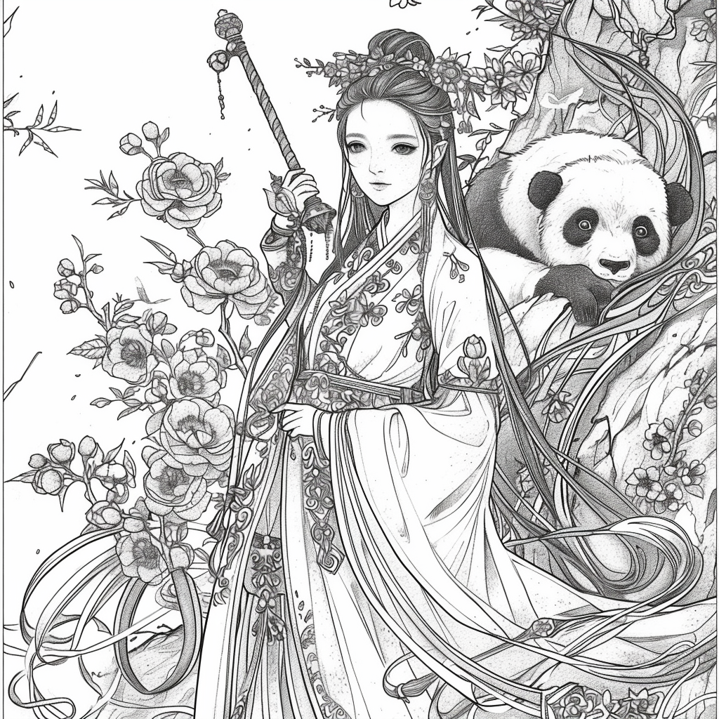 Harmony in the Bamboo Garden