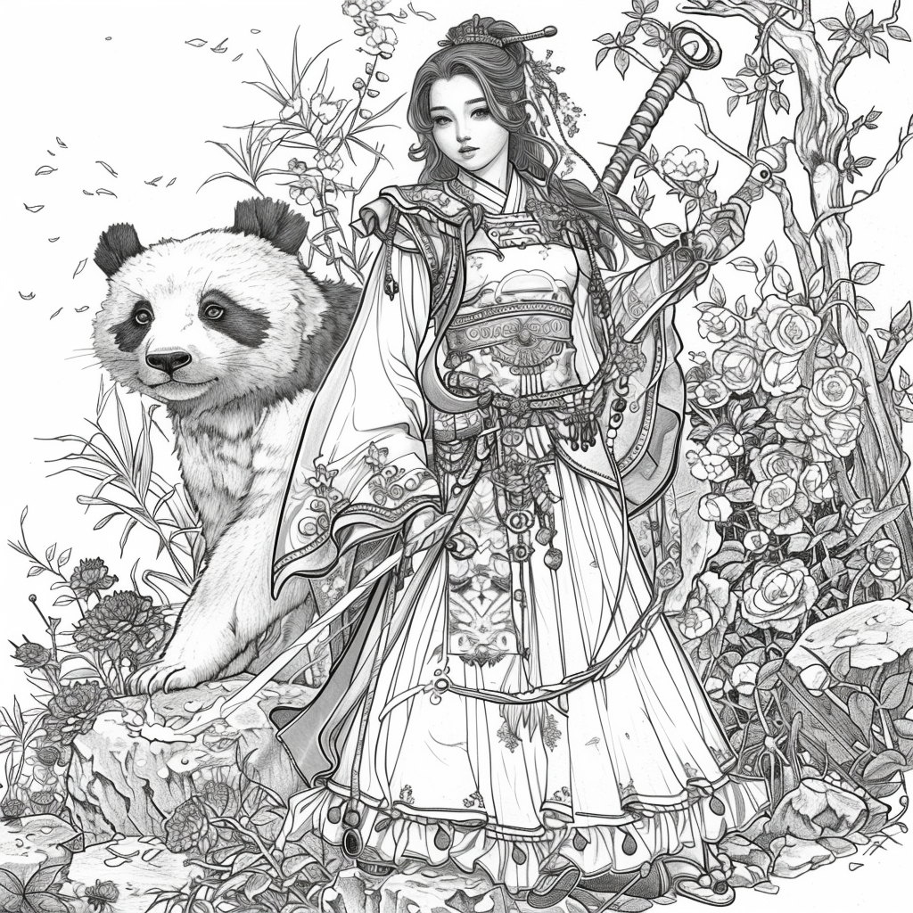 Harmony in the Bamboo Garden