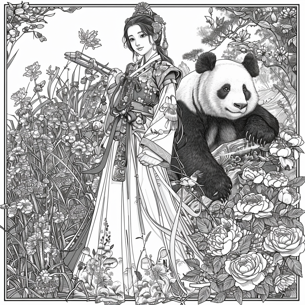 Harmony in the Bamboo Garden