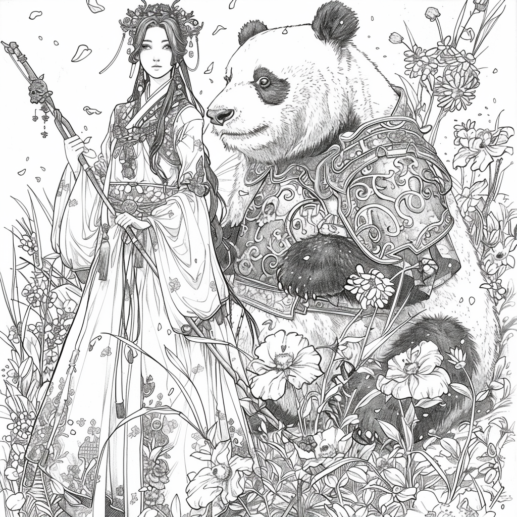 Harmony in the Bamboo Garden