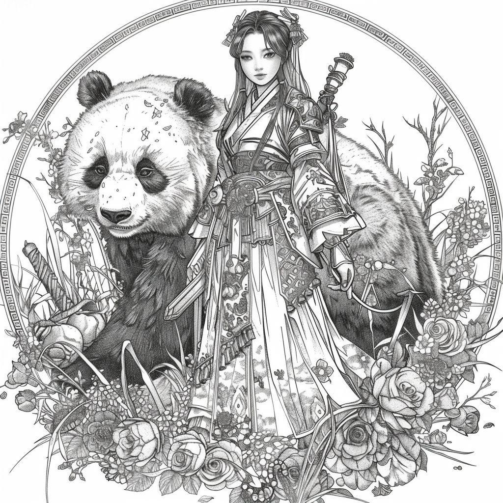 Harmony in the Bamboo Garden