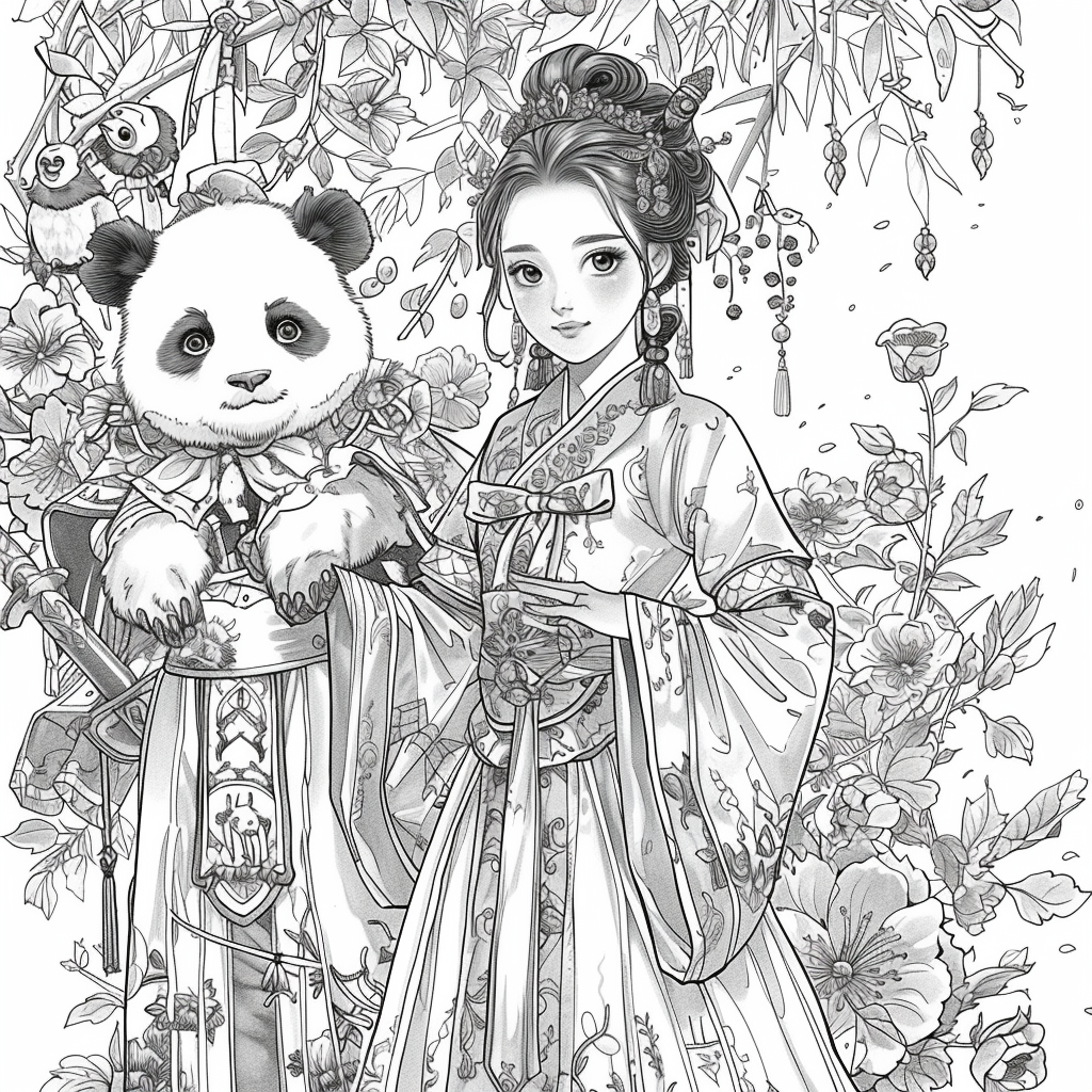 Harmony in the Bamboo Garden
