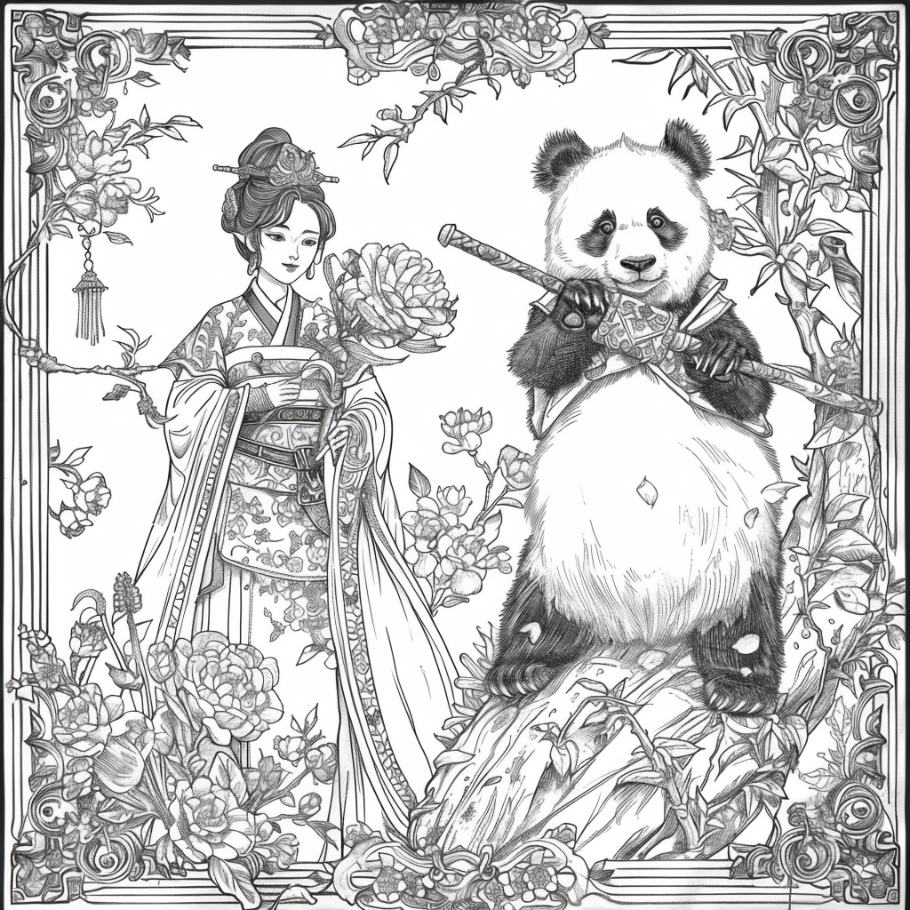 Harmony in the Bamboo Garden