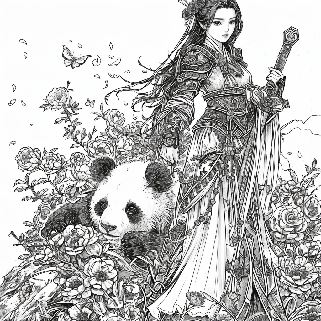 Harmony in the Bamboo Garden