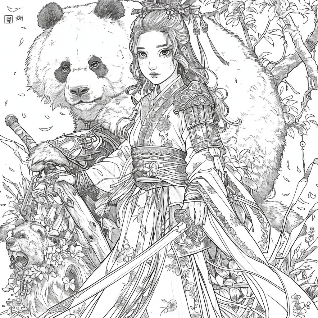 Harmony in the Bamboo Garden