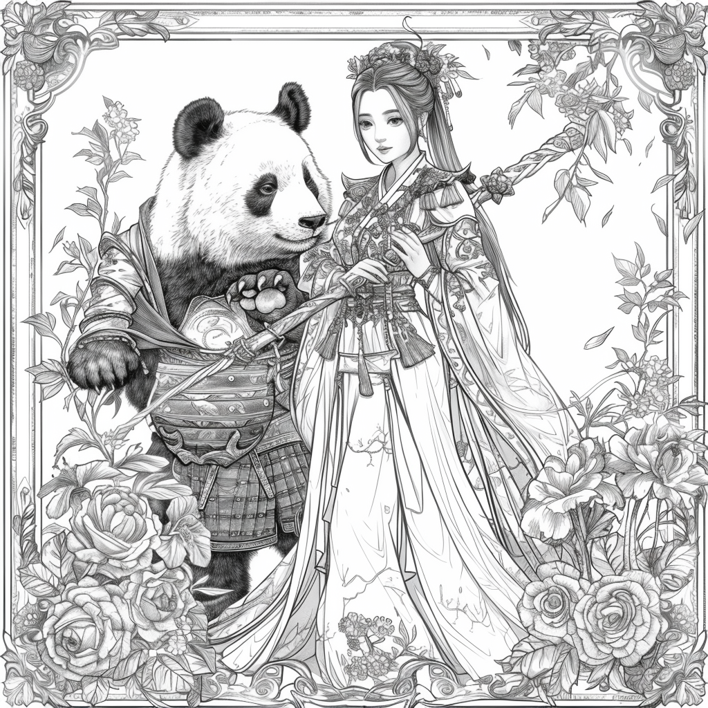 Harmony in the Bamboo Garden
