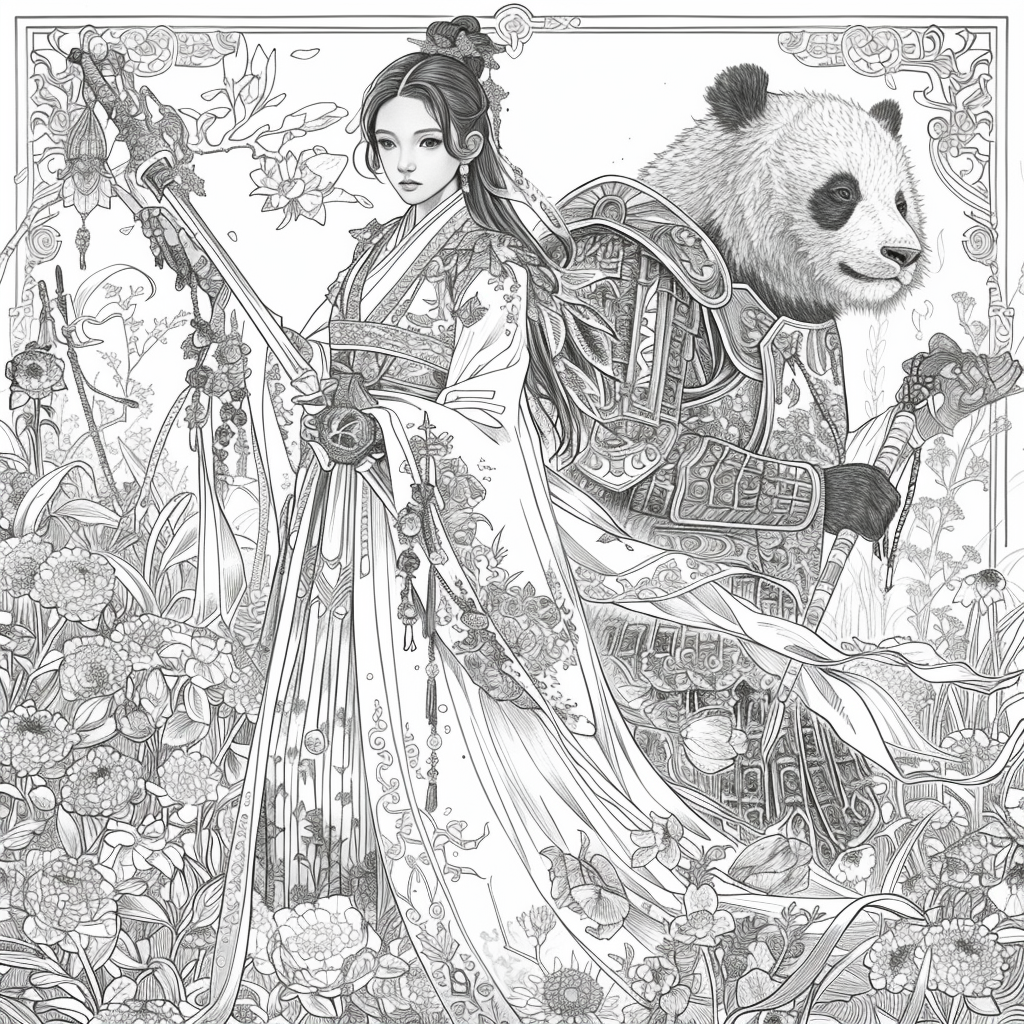 Harmony in the Bamboo Garden