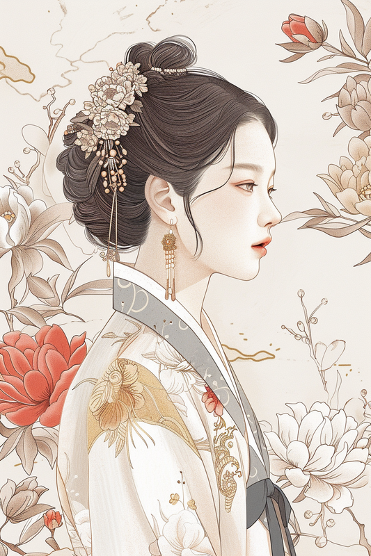 Elegance in Bloom – The Noble Flower of Joseon
