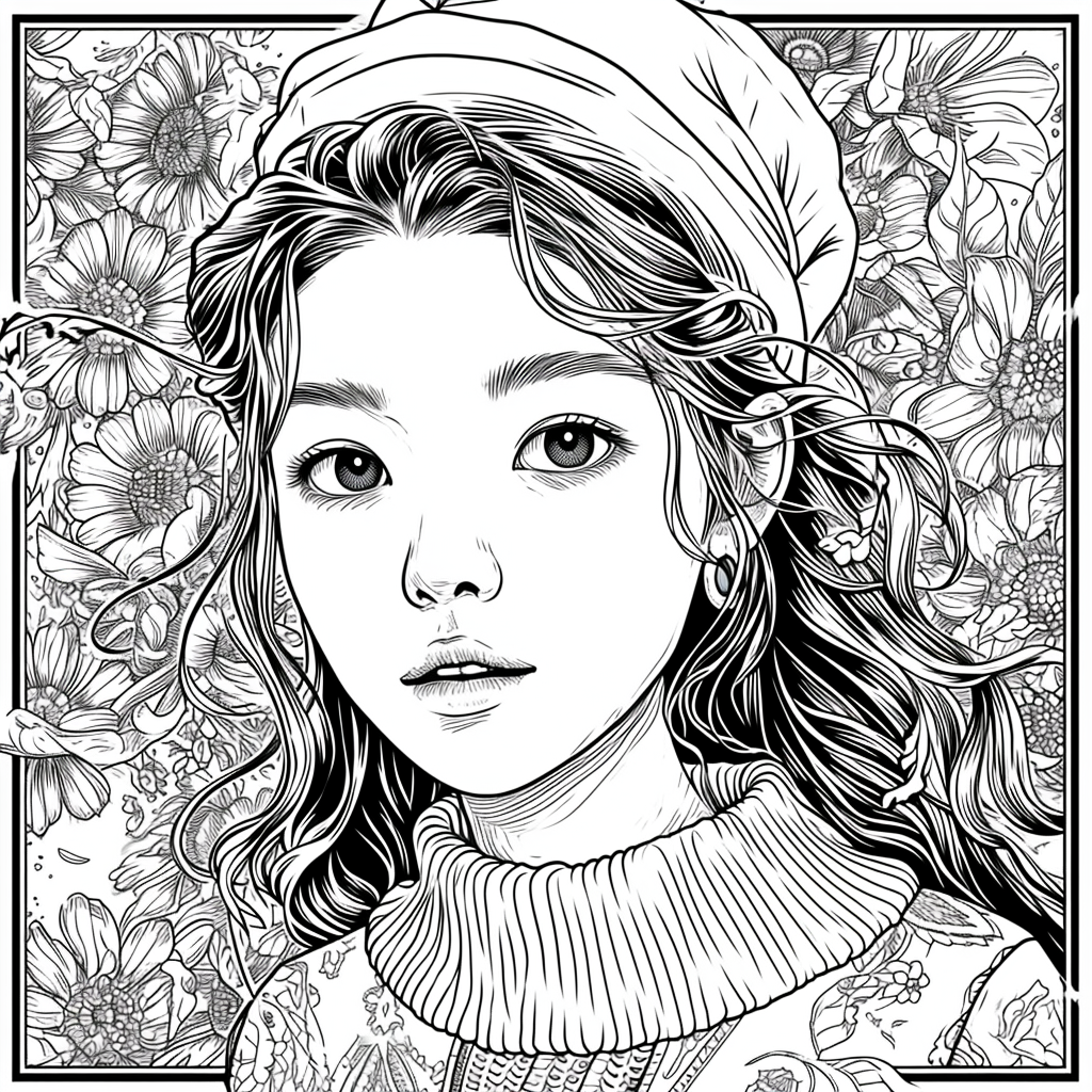 Blossoms of Grace – The Flower Maiden in Hanbok