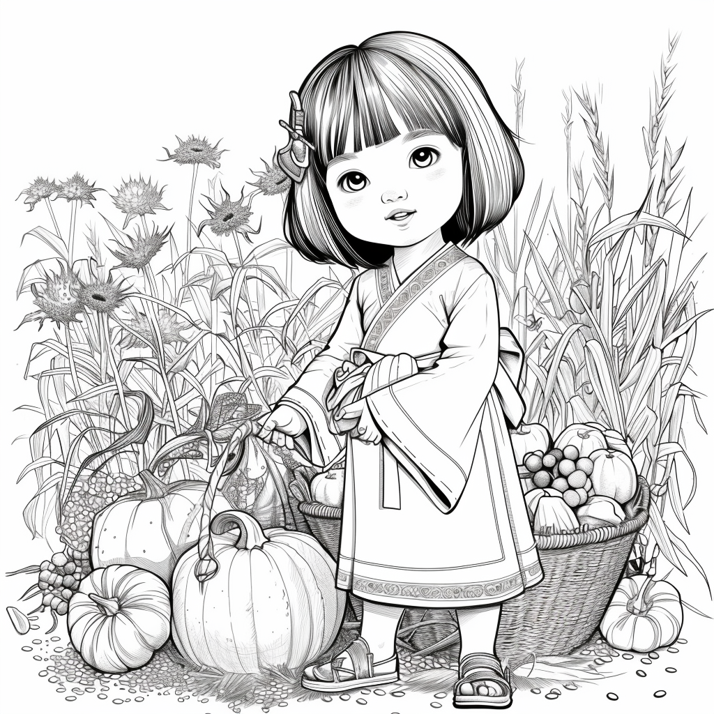 Autumn Harvest Girl