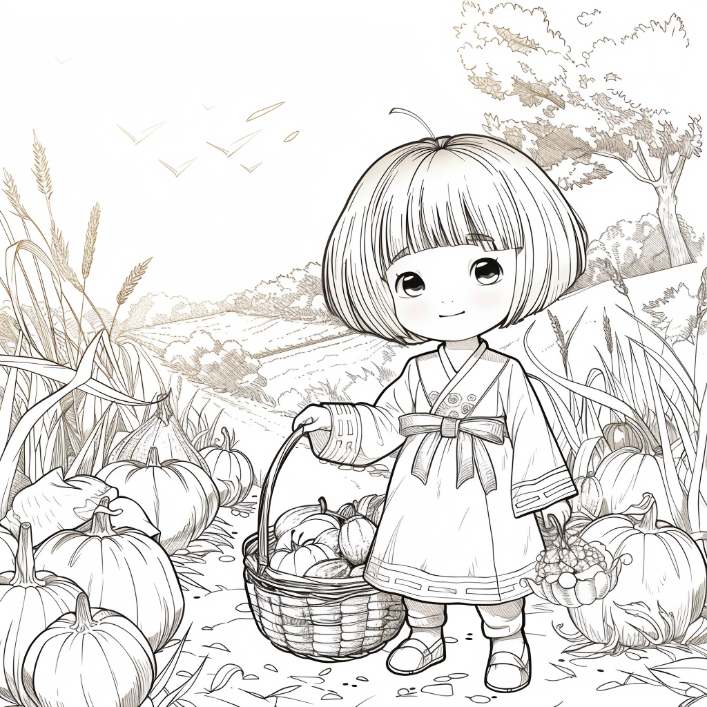 Autumn Harvest Girl