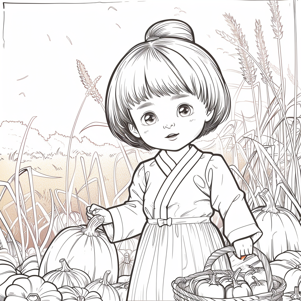 Autumn Harvest Girl