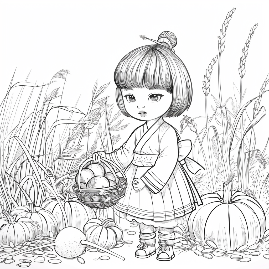 Autumn Harvest Girl
