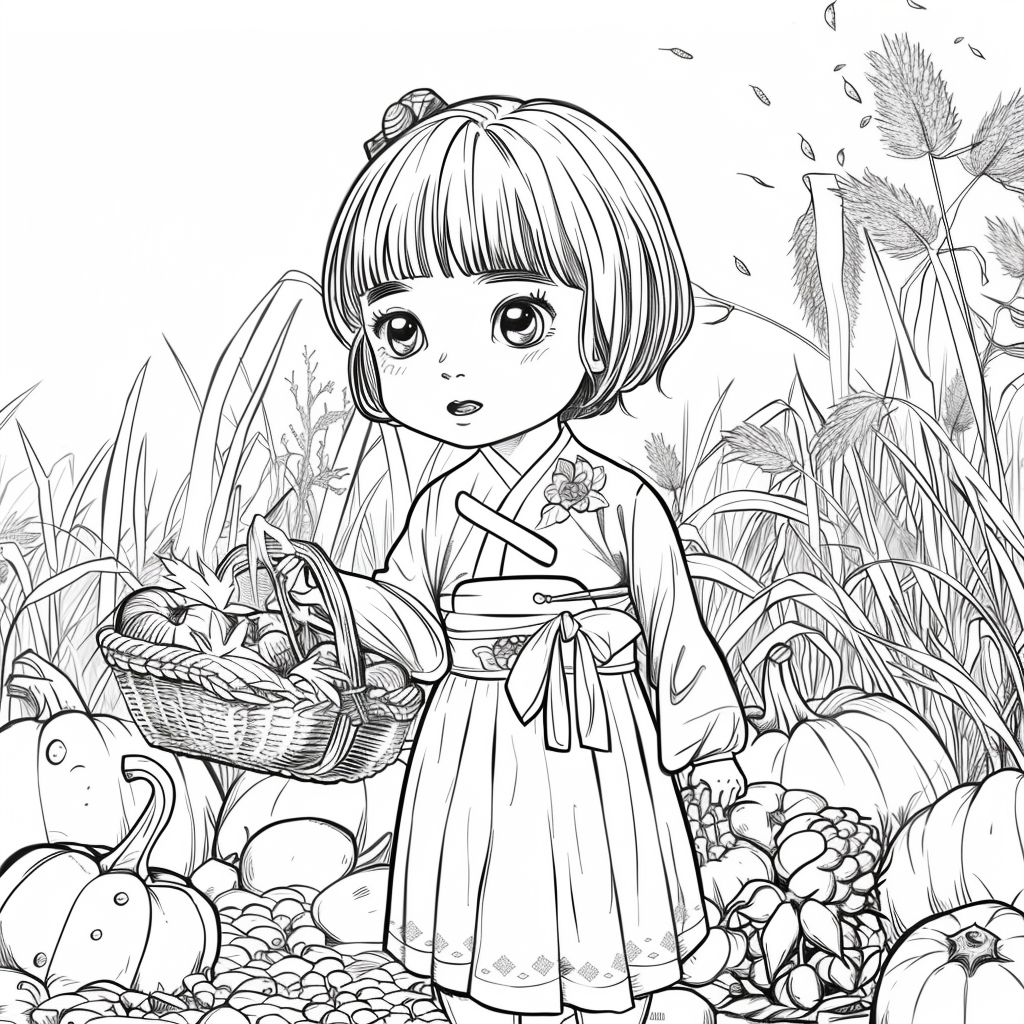 Autumn Harvest Girl