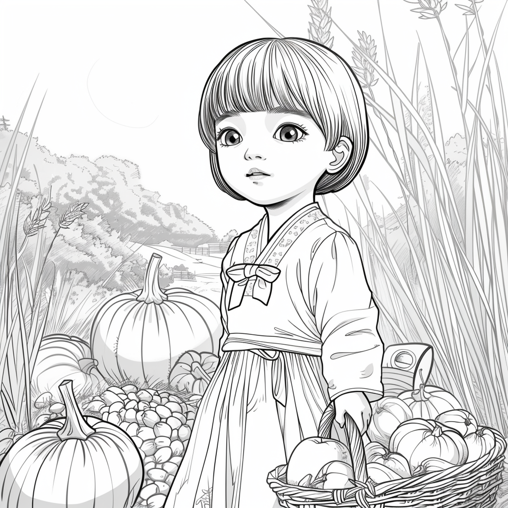 Autumn Harvest Girl
