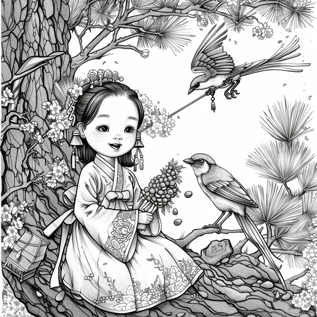 Little Winter Blessing on the Pine Branch