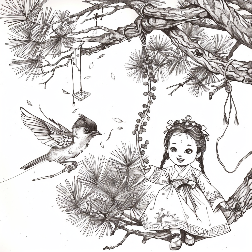 Little Winter Blessing on the Pine Branch