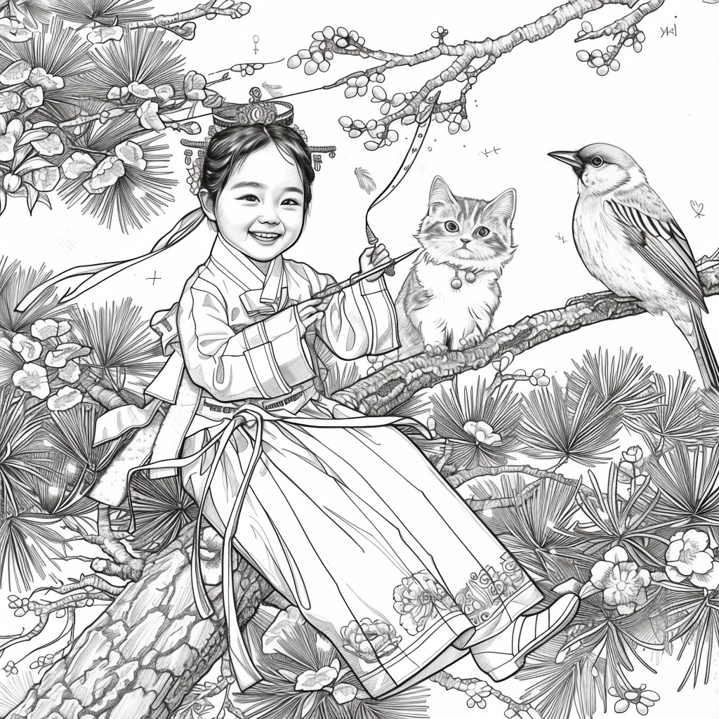 Little Winter Blessing on the Pine Branch