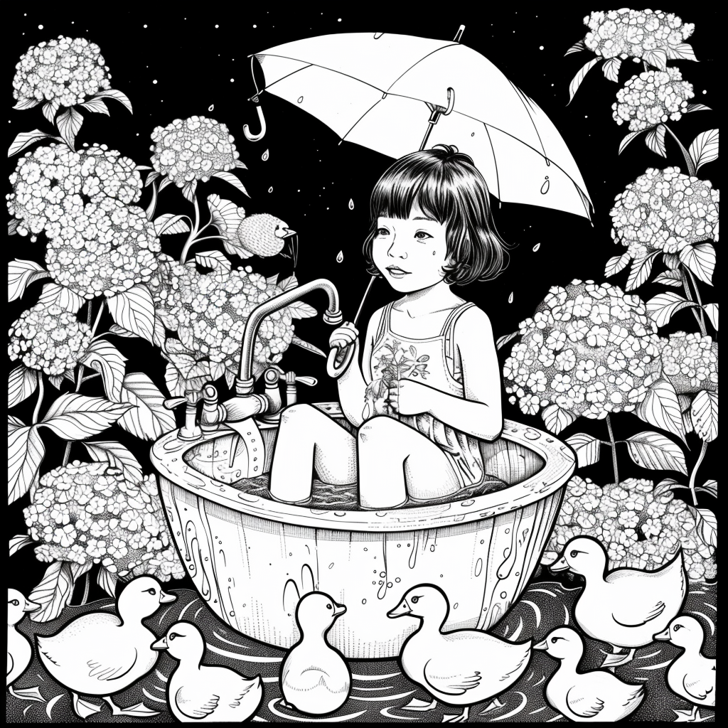 Summer Tub Adventures with Ducklings