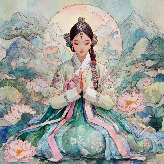 Serenity in the Lotus Garden